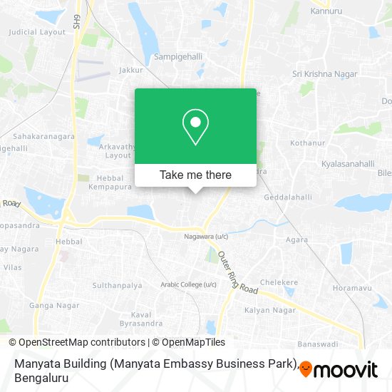 Manyata Building (Manyata Embassy Business Park) map
