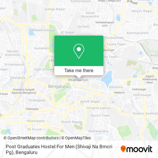 Post Graduates Hostel For Men (Shivaji Na Bmcri Pg) map