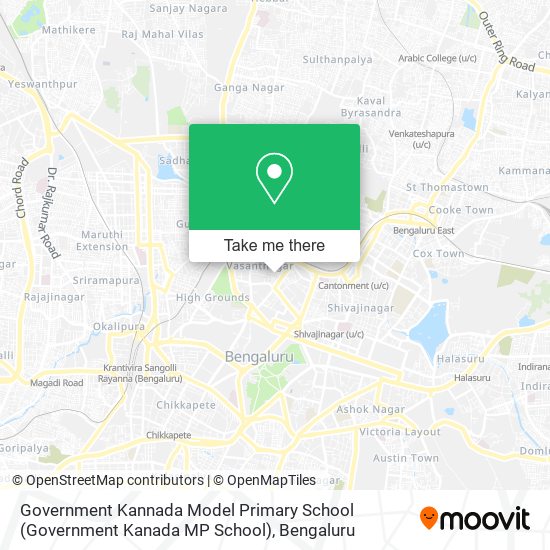 Government Kannada Model Primary School (Government Kanada MP School) map