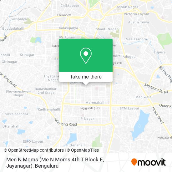Men N Moms (Me N Moms 4th T Block E, Jayanagar) map