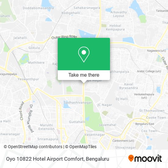 Oyo 10822 Hotel Airport Comfort map
