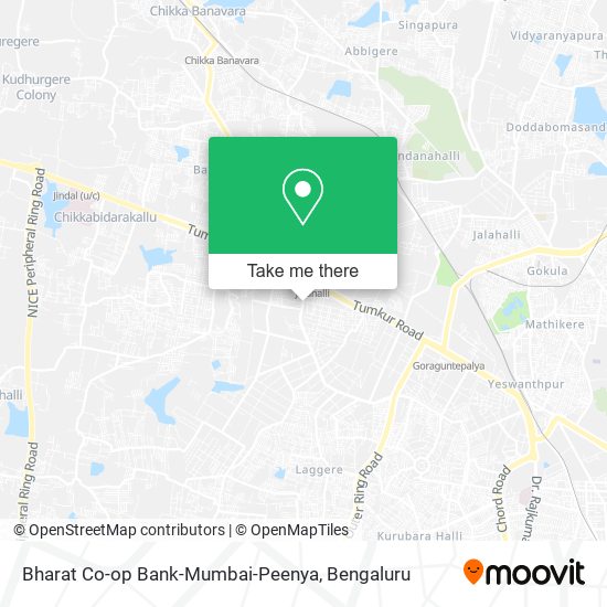 Bharat Co-op Bank-Mumbai-Peenya map