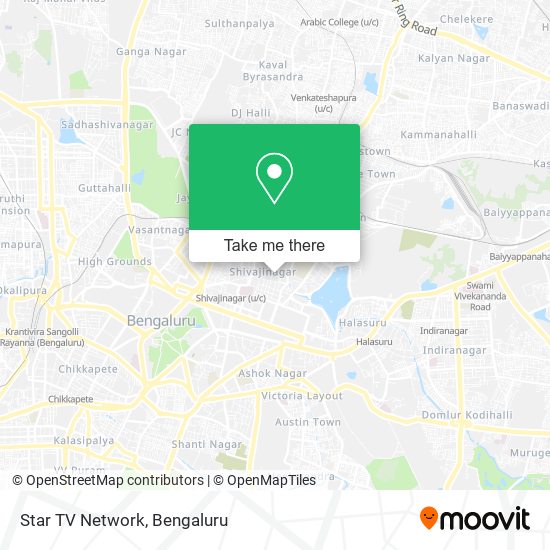 Star TV Network map