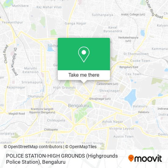 POLICE STATION-HIGH GROUNDS (Highgrounds Police Station) map