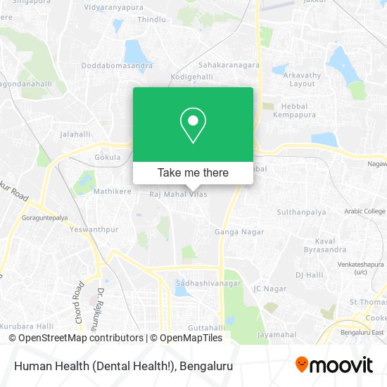 Human Health (Dental Health!) map