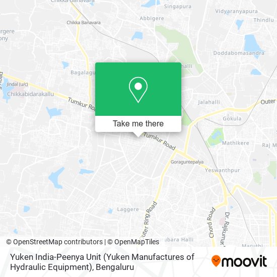 Yuken India-Peenya Unit (Yuken Manufactures of Hydraulic Equipment) map
