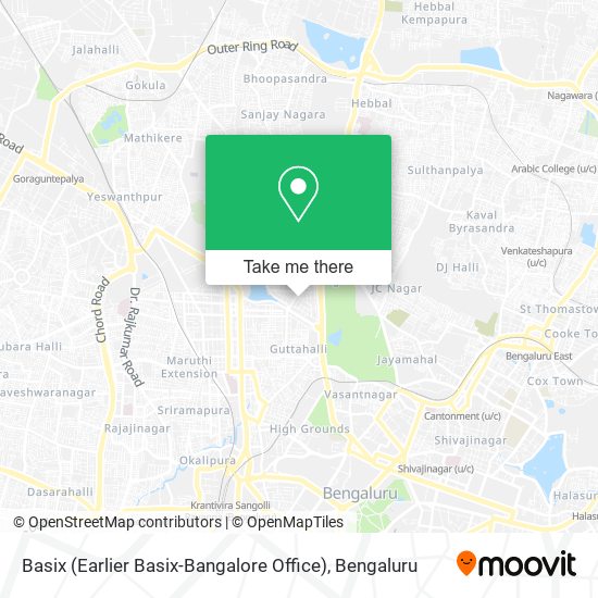 Basix (Earlier Basix-Bangalore Office) map