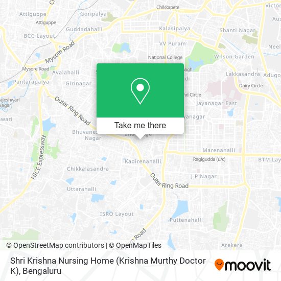 Shri Krishna Nursing Home (Krishna Murthy Doctor K) map