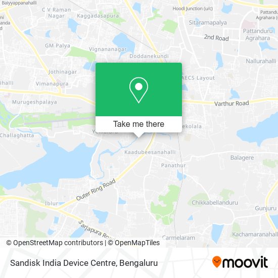 Sandisk India Device Centre map