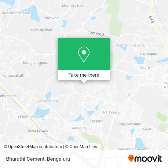 Bharathi Cement map