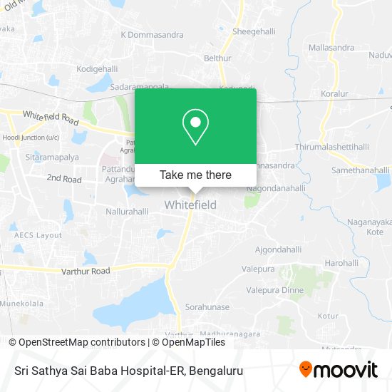 Sri Sathya Sai Baba Hospital-ER map