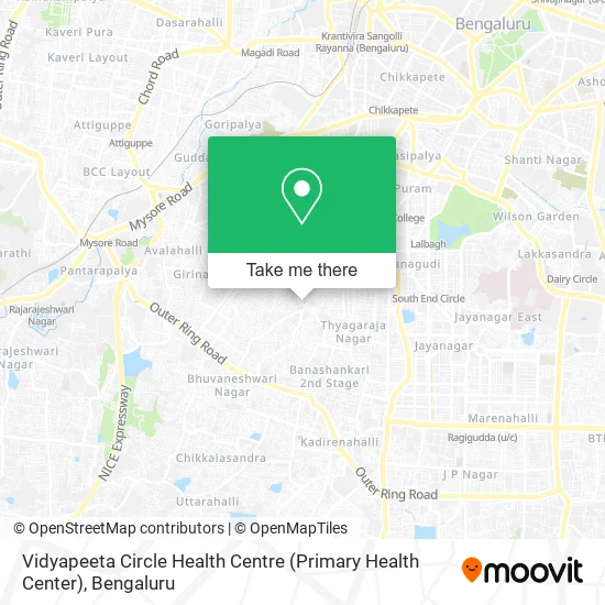 Vidyapeeta Circle Health Centre (Primary Health Center) map