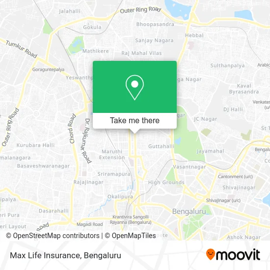 Max Life Insurance map