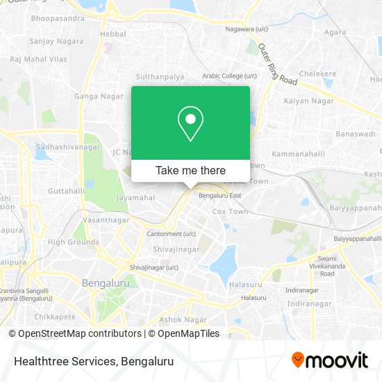 Healthtree Services map