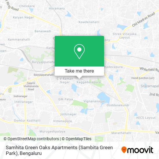Samhita Green Oaks Apartments (Sambita Green Park) map