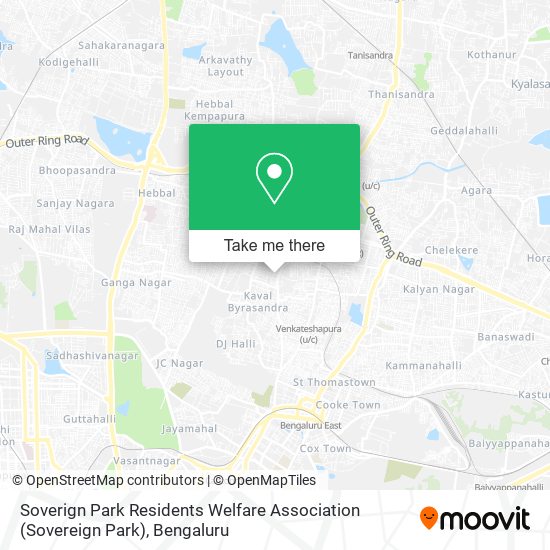 Soverign Park Residents Welfare Association (Sovereign Park) map