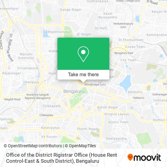 Office of the District Rigistrar Office (House Rent Control-East & South District) map