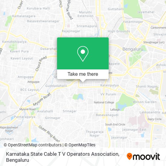 Karnataka State Cable T V Operators Association map