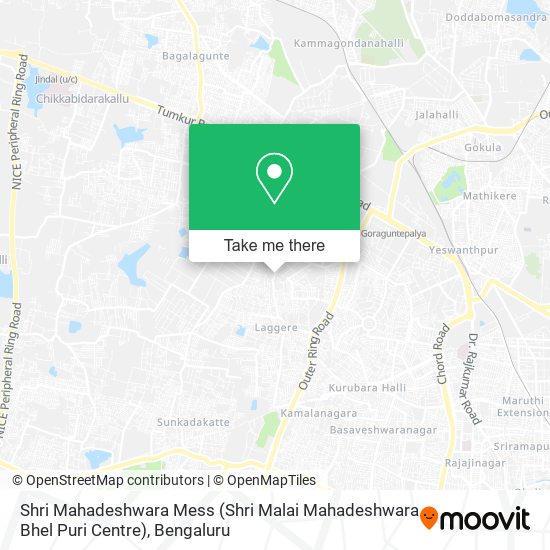 Shri Mahadeshwara Mess (Shri Malai Mahadeshwara Bhel Puri Centre) map