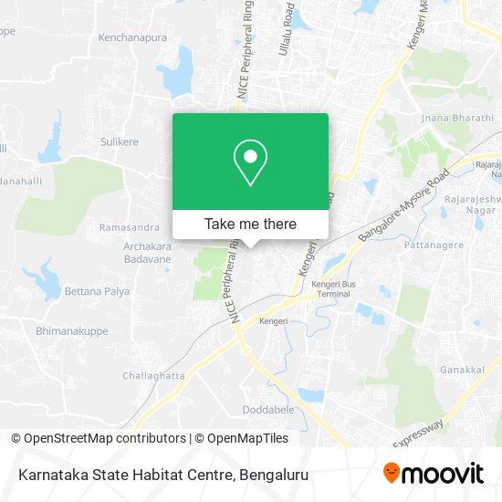 Karnataka State Habitat Centre map