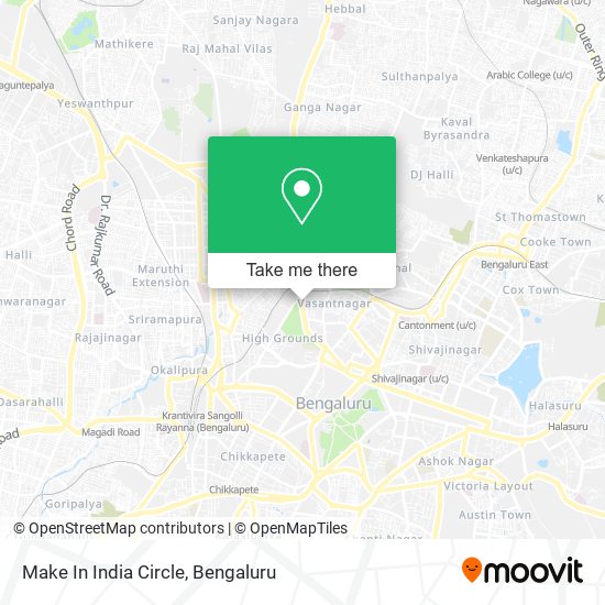 Make In India Circle map