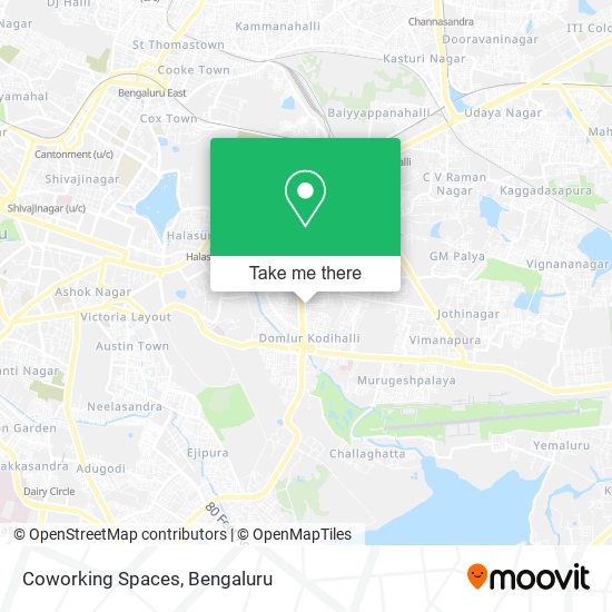 Coworking Spaces map