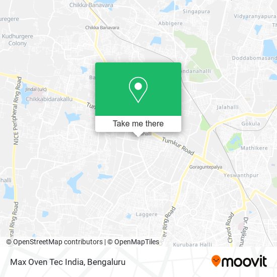 Max Oven Tec India map