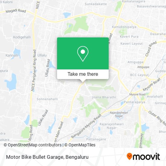 Motor Bike Bullet Garage map