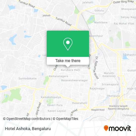 Hotel Ashoka map