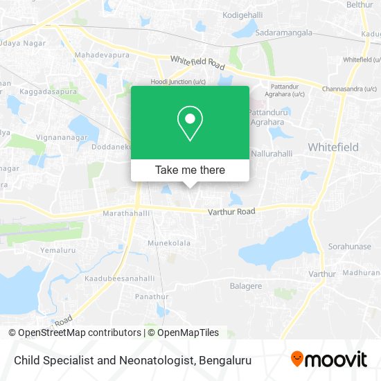 Child Specialist and Neonatologist map