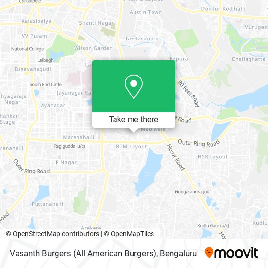 Vasanth Burgers (All American Burgers) map
