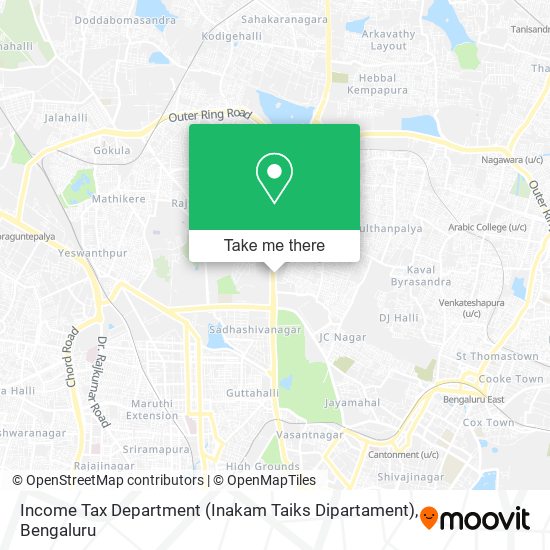 Income Tax Department (Inakam Taiks Dipartament) map