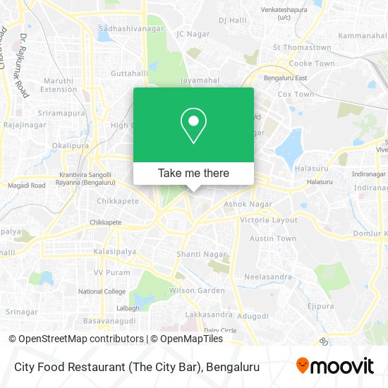 City Food Restaurant (The City Bar) map