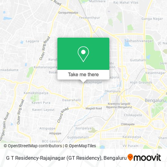 G T Residency-Rajajinagar (GT Residency) map