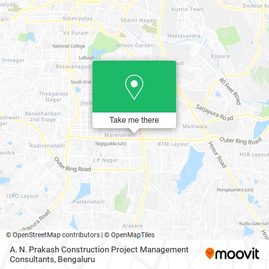 A. N. Prakash Construction Project Management Consultants map