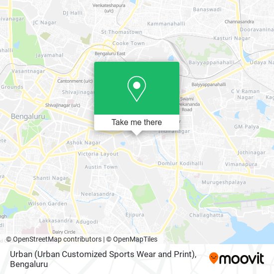 Urban (Urban Customized Sports Wear and Print) map