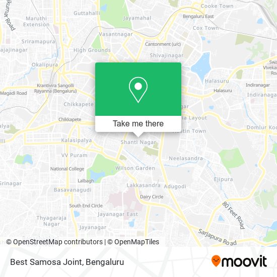 Best Samosa Joint map