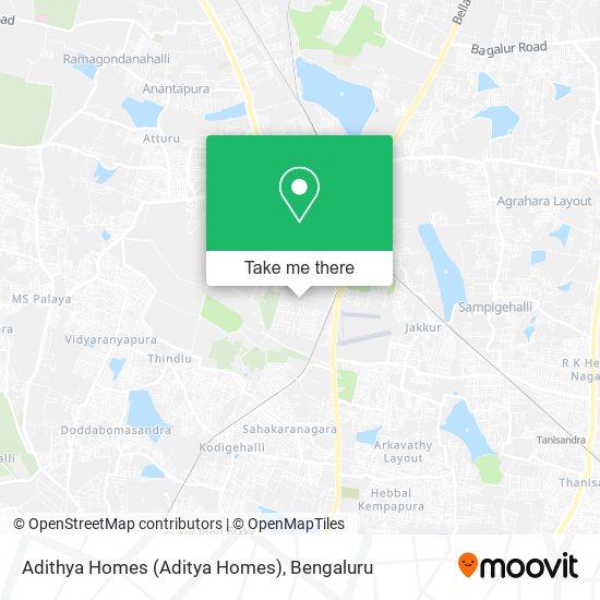 Adithya Homes (Aditya Homes) map