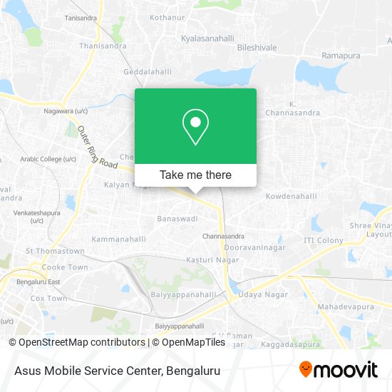 Asus Mobile Service Center map