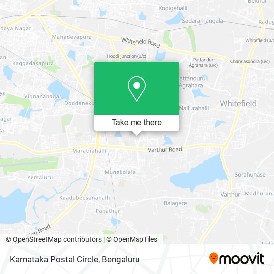 Karnataka Postal Circle map
