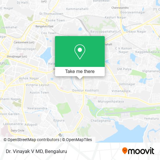Dr. Vinayak V MD map