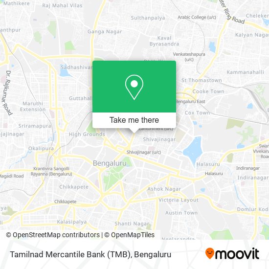 Tamilnad Mercantile Bank (TMB) map
