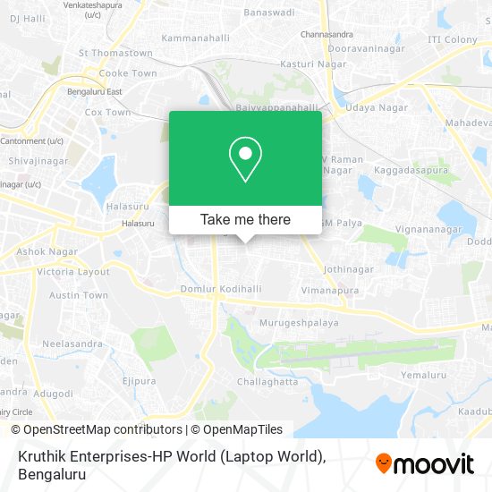 Kruthik Enterprises-HP World (Laptop World) map