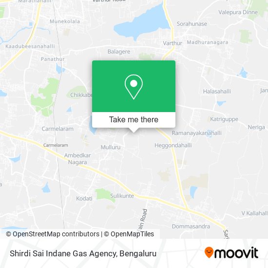 Shirdi Sai Indane Gas Agency map