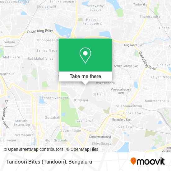 Tandoori Bites map