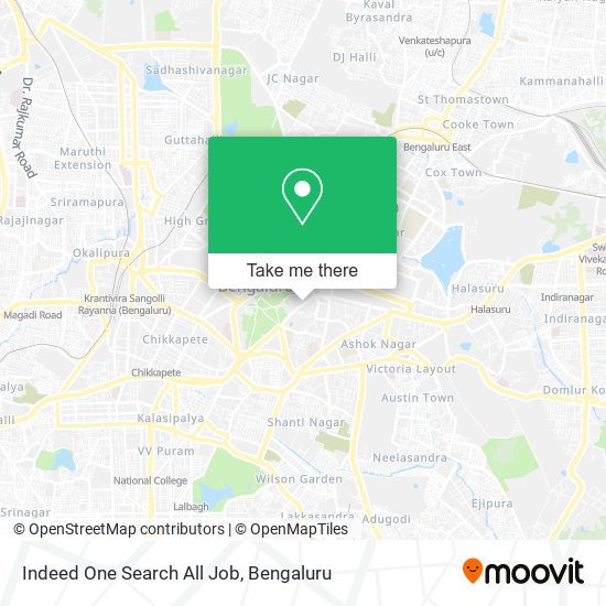 Indeed One Search All Job map