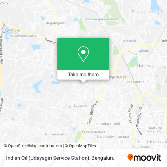 Indian Oil (Udayagiri Service Station) map