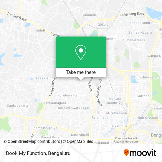 Book My Function map