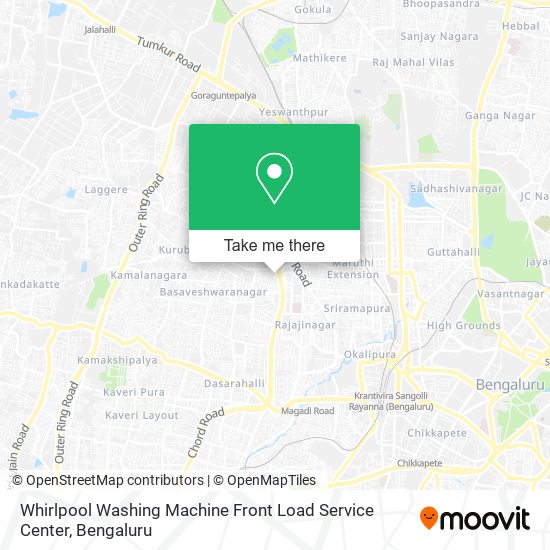 Whirlpool Washing Machine Front Load Service Center map