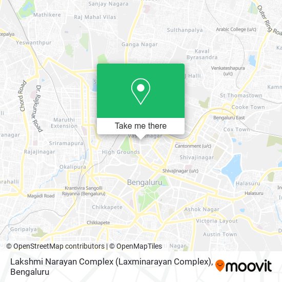 Lakshmi Narayan Complex (Laxminarayan Complex) map